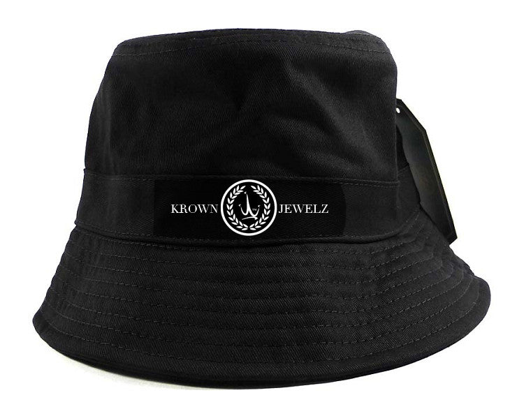 Black Krown Jewelz Logo Bucket Hat