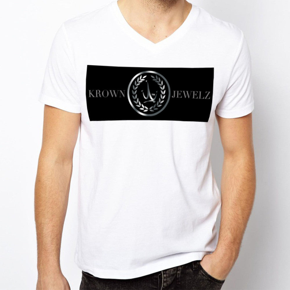 Krown jewelz short sleeve white t-shirt