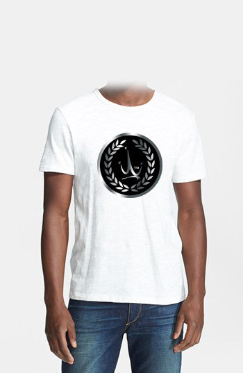 krownjewelz logo short sleeve white t-shirt